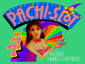 PC Pachi Slot: Idol Gambler title screen for PC Engine